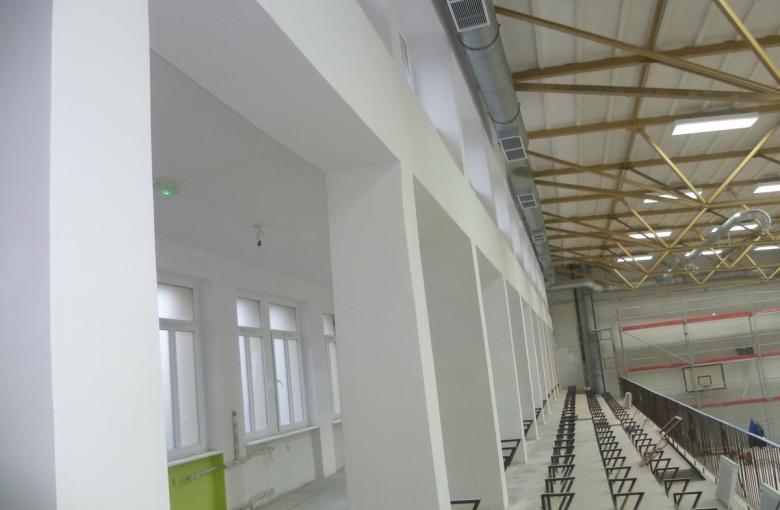 Choszczno - remont hali sportowej